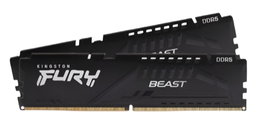 Kingston DRAM 64GB 5200MT/s DDR5 CL40 DIMM (Kit of 2) FURY Beast Black KF552C40BBK2-64