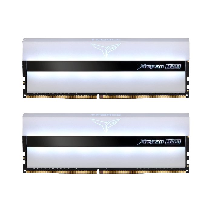 TeamGroup T-Force XTREEM ARGB 16GB (2 x 8GB) 288-Pin DDR4 SDRAM DDR4 4000 (PC4 32000) Desktop Memory WHITE Model 