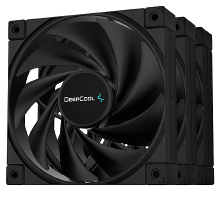 Deepcool FK120 (3 in 1) 120mm 4-pin PWM Case Fan (Black)
