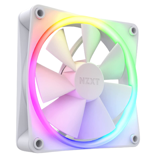 NZXT F120RGB - 120mm RGB Fans - Single (White)