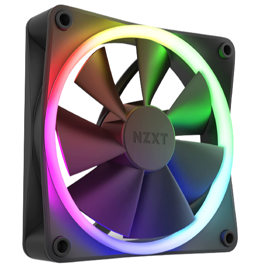 NZXT F120RGB - 120mm RGB Fans - Single (Black)