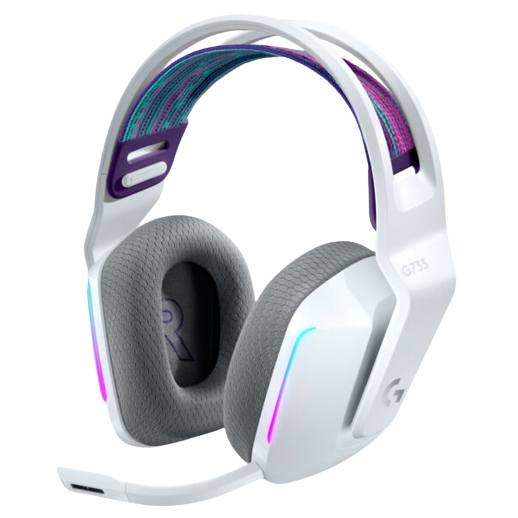 Logitech G733 lightspeed RGB Wireless Headset, White