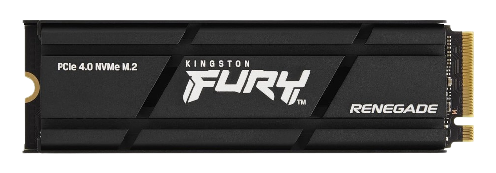 Kingston 1TB (1000GB) Fury Renegade SSD M.2 (2280), NVMe, PCIe 4.0, Gen 4x4, Heatsink, 7300MB/s R, 6000MB/s W SFYRSK/1000G