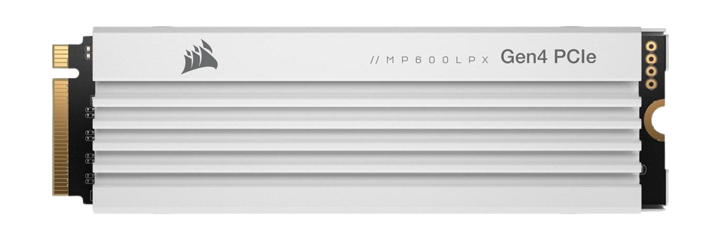 Corsair MP600 PRO LPX white M.2 2280 2TB PCIe Gen4 x4 NVMe 1.4 3D TLC SSD