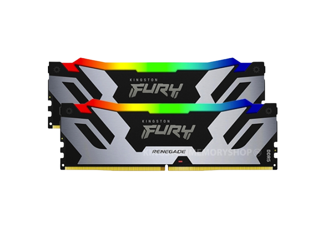 Kingston 32GB (2x16GB) DDR5 7200MT/s CL38 FURY Renegade Black RGB XMP