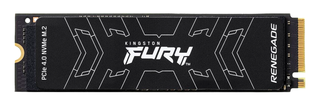 وحدة تخزين Kingston Fury Renegade SSD سعة 4TB (4000GB) بمقاس M.2 2280 وتقنية NVMe PCIe 4.0 Gen 4x4 سرعة قراءة 7300MB/s وكتابة 7000MB/s