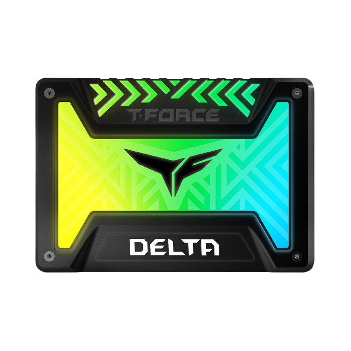 TEAMGROUP T-Force Delta RGB SSD Lite (Dramless) 512GB with 3D NAND 2.5 Inch SATA III Internal Solid State Drive (R/W Speed up to 550/500 MB/s) Black - T253TR512G3C323