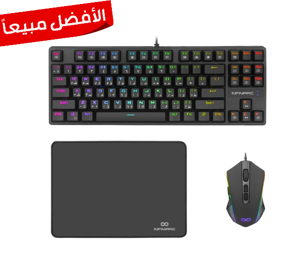 Redragon Infiniarc Edition S116 Mechanical Keyboard, Mouse, Mousepad 3in1 combo