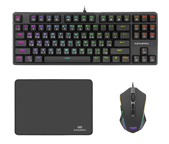 Redragon Infiniarc Edition S116 Mechanical Keyboard, Mouse, Mousepad 3in1 combo