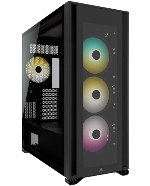 Corsair iCUE 7000X RGB Tempered Glass Full-Tower ATX PC Case — Black