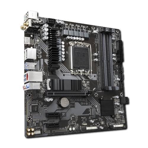 Gigabyte B760M DS3H AX DDR4 LGA 1700 Dual M.2, WiFi 6E, M-ATX Motherboard
