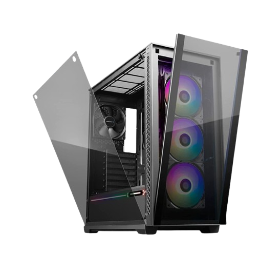 DEEPCOOL MATREXX 70 ADD-RGB 3F 3x120mm RGB Fans Modular design Tempered Glass Mid-Tower Case