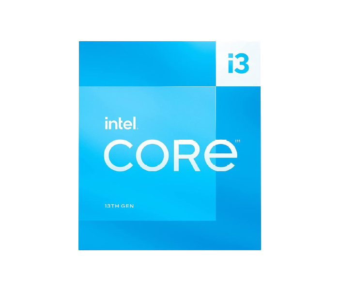 Intel Core i3-13100 Desktop Processor 4 cores (4 P-cores + 0 E-cores) 12MB Cache, up to 4.5 GHz - TRAY