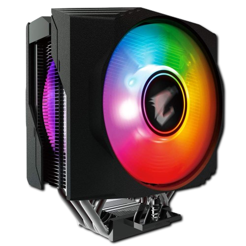 Gigabyte AORUS ATC800 RGB Cpu cooler, Air cooler, 6 Copper Heat-pipes Inset Aluminum Fin, RGB Fan