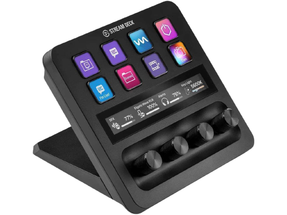 Elgato Stream Deck + Audio Mixer Production Console Studio Controller