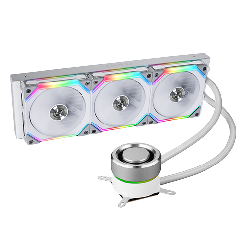 Lian Li Galahad AIO UNI FAN SL Edition 360 WHITE CLOSED LOOP AIO LIQUID CPU COOLLER