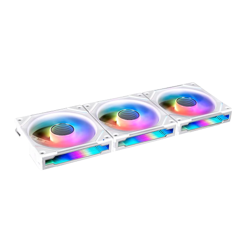 Lian Li 120mm UNI FAN SL-INFINITY PC Case Fans (White, 3-Pack)