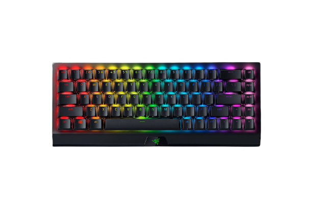 Razer Blackwidow V3 Mini Hyperspeed - Phantom Edition, 65% Wireless Green Switch Mechanical, RGB Gaming Keyboard
