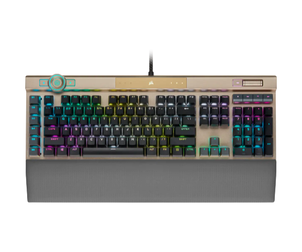 Corsair K100 RGB Optical-Mechanical Gaming Keyboard - Midnight Gold (EN)