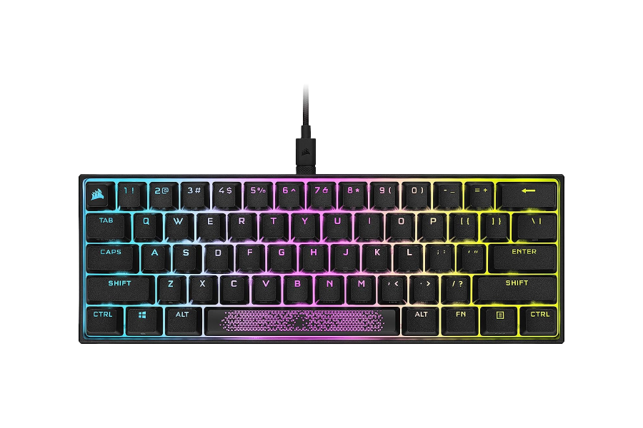 Corsair K65 RGB MINI 60% Mechanical CHERRY MX Red - Black Gaming Keyboard - CH-9194010-NA