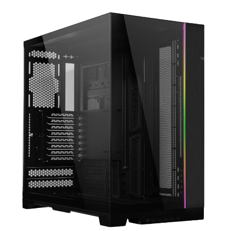 LIAN LI O11 Dynamic EVO XL O11DEXL Black Aluminum Tempered Glass ATX Black Full Tower Case