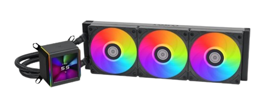 LIAN LI Galahad II LCD 360 Black Liquid Cooler