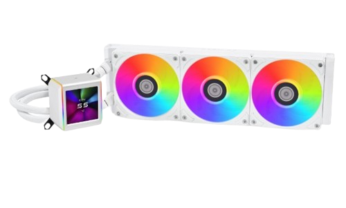 LIAN LI Galahad II LCD SL-INF 360 White Liquid Cooler - GA2ALCD36INW