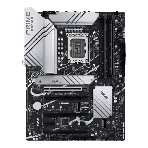 لوحة أم ASUS PRIME Z790-P لمعالجات Intel، تدعم DDR5 وPCIe 5.0، مقبس LGA1700، مناسبة للأداء العالي والألعاب.