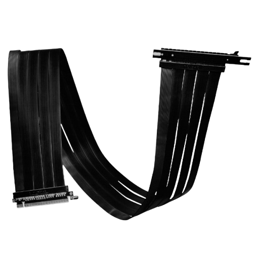 LIAN LI Premium PCI-E 16X 4.0 Black Extender 600 mm Riser Cable