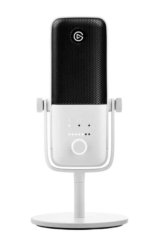 Elgato Wave:3 White - Premium Studio Quality USB Condenser, for Streaming, Podcast, Gaming and Home Office, Free Mixer Software, Anti-Distortion, pc/mac Microphone