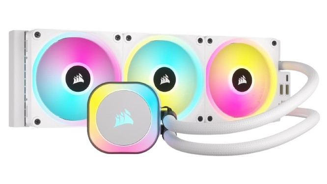 CORSAIR iCUE LINK H150i 360, RGB WHITE Water Cooling CPU Cooler - CW-9061006-WW