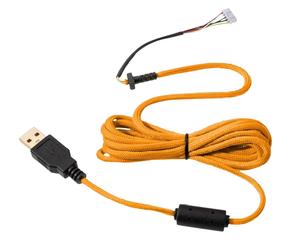 Glorious Ascended Cable - Flexible Lightweight Paracord - Gaming Mouse Replacement Cable Repair Accessory - GOLD