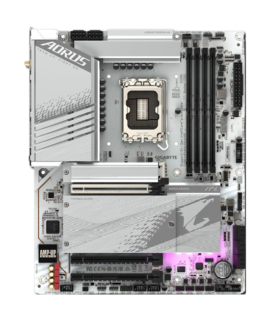GIGABYTE Z790 AORUS ELITE AX ICE, LGA1700 ATX DDR5 Wi-Fi WHITE Motherboard
