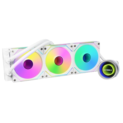 Lian Li Galahad II Trinity SL-INF 360mm، مبرد سائل للمعالج بحجم 360 ملم بإضاءة SL-Infinity – باللون الأسود.