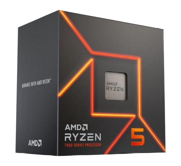 AMD Processor Ryzen 5 7600 - Ryzen 5 6-Core Socket AM5 65W AMD Radeon Graphics Processor - 100-100001015MPK (TRAY)
