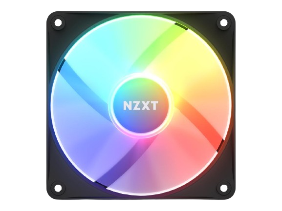 NZXT F120 RGB Core Sublime RGB - PWM Control - Single 120mm Black Case Fan