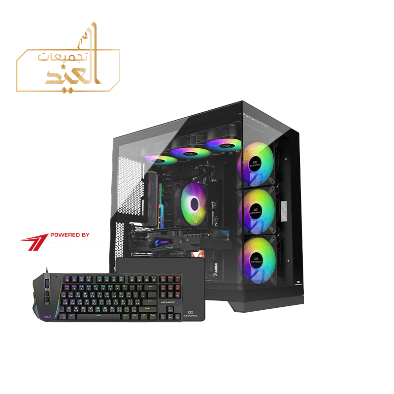 تجميعة بي سي قيمنق تابي - كرت شاشة نفيديا 3050 - معالج انتل - DDR5