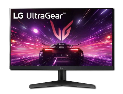 شاشة ألعاب إل جي UltraGear 24 بوصة بدقة فل إتش دي (FHD)، لوحة آي بي إس (IPS)، معدل تحديث 180 هرتز، زمن استجابة 1 مللي ثانية (GTG)، تدعم HDR10.