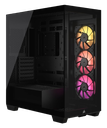 CORSAIR 3500X iCUE LINK ARGB Tempered Glass Mid Tower Black PC Case