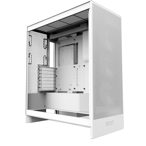 أبيض NZXT H7 FLOW صندوق كمبيوتر العاب متوسط