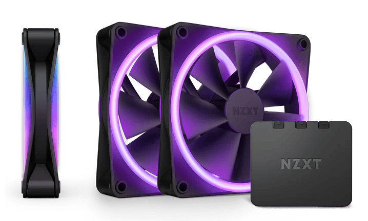 NZXT F120 RGB DUO Triple Pack Black Fan