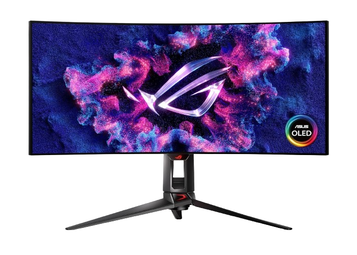 ASUS ROG Swift PG34WCDM 34" 3440 x 1440 UWQHD OLED 240Hz Curved Gaming Monitor