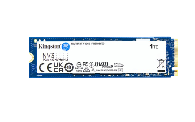 Kingston 1TB SNV3S M.2 NVMe, 6000MB/s R, 4000MB/s W, Solid State Drive