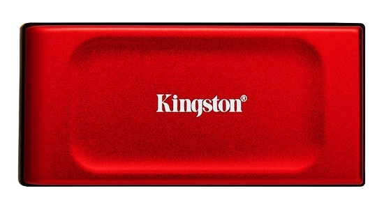 Kingston 1TB (1000GB) XS1000 Portable SSD USB 3.2, Gen2, Type-C, 1050MB/s R, 1000MB/s W - Red SSD