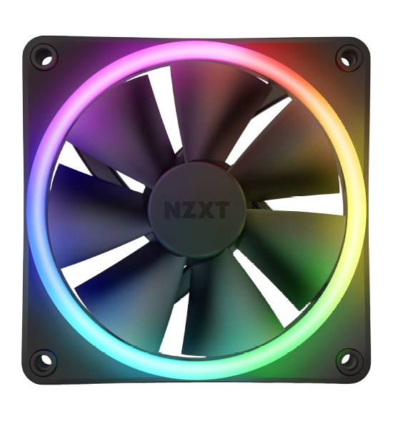 NZXT F120 RGB Duo - 120mm Dual-Sided Black RGB Fan