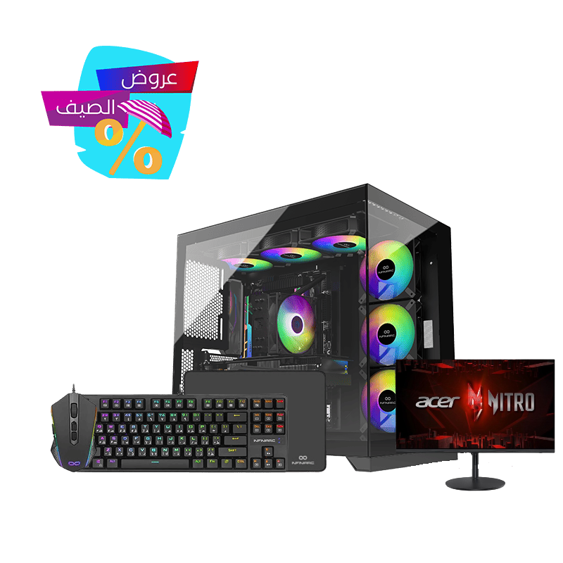 GAMING Desktop Bundle PC - NVIDIA RTX 3050 - Intel Core 14th gen - DDR5 - Tabby