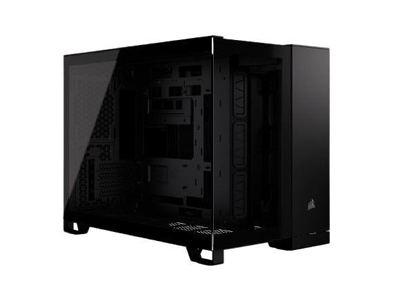 Corsair 2500X Micro ATX Dual Chamber Black PC Case