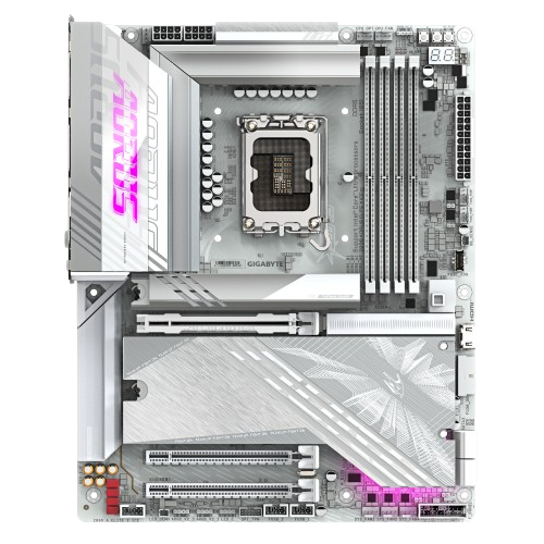 Gigabyte Z890 AORUS ELITE X ICE LGA1851, Wi-Fi, DDR5 White Motherboard