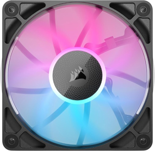 Corsair iCUE LINK RX120 MAX RGB 120mm PWM Thick Fan Expansion - Black