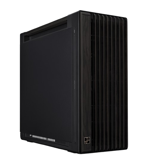 Asus ProArt PA602، إصدار الخشب، صندوق Mid Tower بواجهة معدنية ولوحة زجاجية مقوّاة.